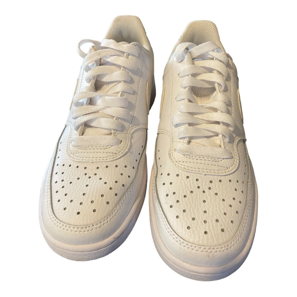 Nike Court Vision Low Ladies Trainers Lace Up CD5434-100 Womens Size 7